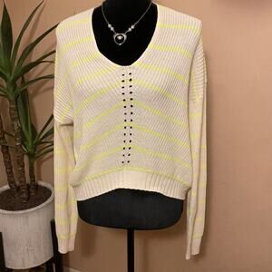 Cloud Chaser v neck knit sweater